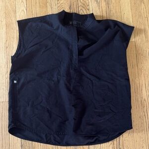 Figs Black Technical Collection Scrub Top